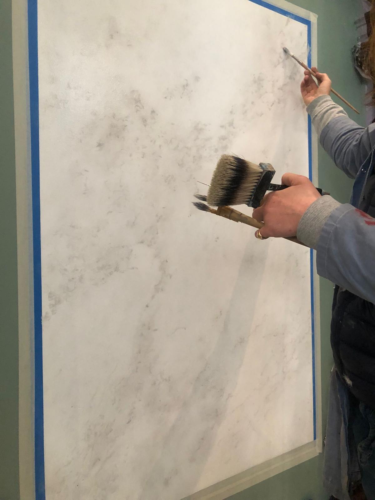 Faux marbre